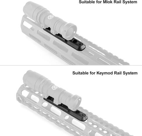 Low Profile Mlok Flashlight Offset Mount with 4 Position Adjustment in Kuwait