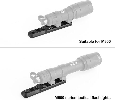 Low Profile Mlok Flashlight Offset Mount with 4 Position Adjustment in Kuwait