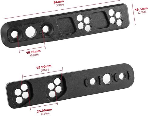 Low Profile Mlok Flashlight Offset Mount with 4 Position Adjustment in Kuwait
