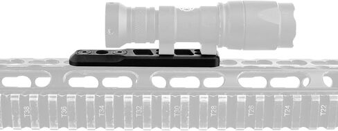 Low Profile Mlok Flashlight Offset Mount with 4 Position Adjustment in Kuwait