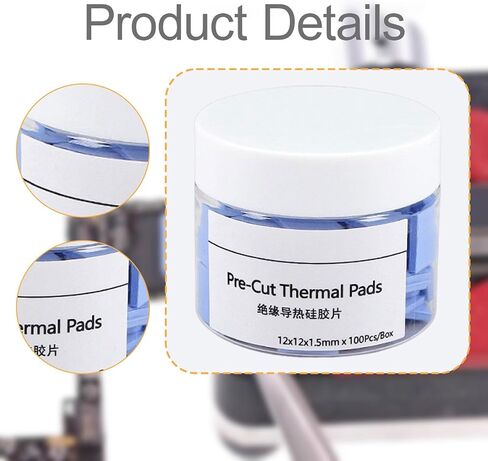 Efficient Heat Dissipation Silicone Pad 100 Piece Pack in Kuwait
