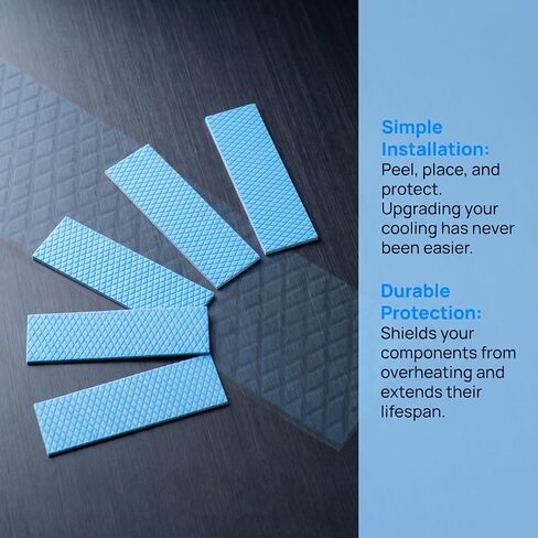 5pcs M. 2 Thermal Pad 1mm Silicone Heat Sink for SSD Memory in Saudi Arabia