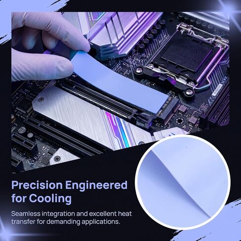 5pcs M. 2 SSD Thermal Pad 0.5mm Silicone Heat Transfer Cooling Pad in Saudi Arabia
