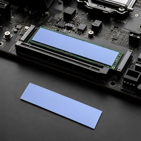5pcs M. 2 SSD Thermal Pad 0.5mm Silicone Heat Transfer Cooling Pad in Saudi Arabia
