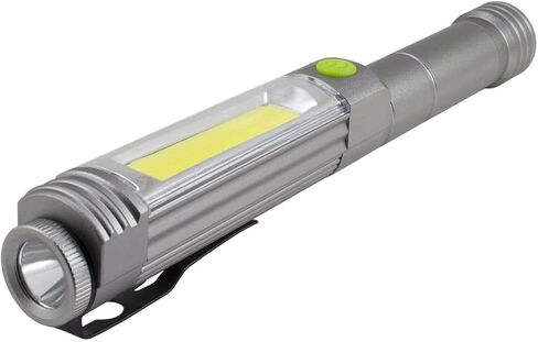 LitezAll Pen Flashlight 400 Lumen - Compact and Portable Tactical Pen Light, Battery Powered, Wide Angle COB LED Task Light - Ideal Pen Light for Professionals and Everyday Use in Kuwait