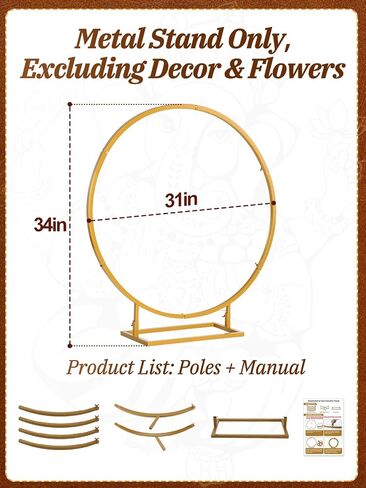 34"x31" Ganpati Decoration Metal Mandap Backdrop Stand for Table Altars in Saudi Arabia