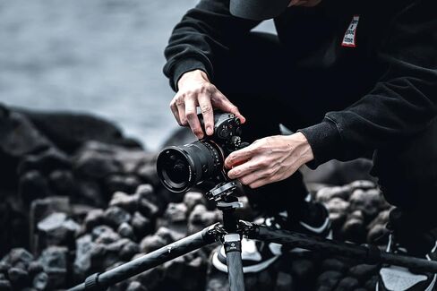 Silence Corner - Atoll S+, Black/Lava - Rotating Collar for Sony Mirrorless Cameras, Fast Orientation Change Vertical/Horizontal, Easily Change Lenses, Universal Tripod Mounting, Faster than L-Bracket in Saudi Arabia