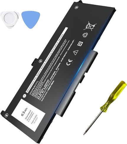 استبدال بطارية الكمبيوتر المحمول RJ40G 63Wh 15.2V لجهاز Dell Latitude 15 5520 in Kuwait
