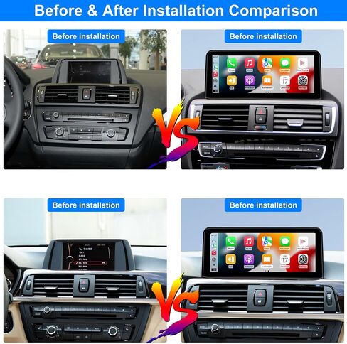 10.25" Linux Screen for BMW 2012-2017 Years 1 2 3 4 Series F20 F21 F22 F23 F30 F31 F32 F33 F34 F36 NBT System, Support Wireless CarPlay Android Auto Multimedia 328i 320i Accessories Car Radio in Saudi Arabia