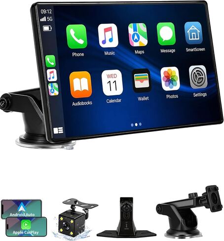 شاشة Carplay مقاس 7 بوصات للسيارة مزودة بتقنية Apple Carplay وAndroid Auto اللاسلكية in Kuwait