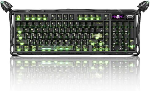 لوحة مفاتيح الألعاب الميكانيكية اللاسلكية GravaStar Mercury K98 Pro 98 مفتاحًا in Kuwait