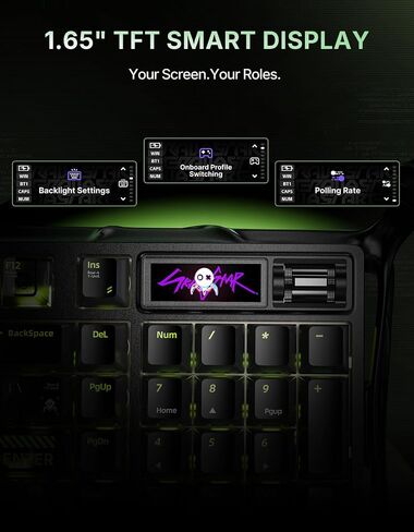 لوحة مفاتيح الألعاب الميكانيكية اللاسلكية GravaStar Mercury K98 Pro 98 مفتاحًا in Kuwait