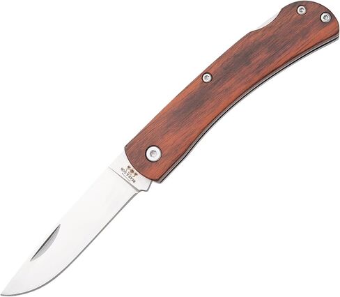 BEAR & SON 138L Farmhand Lockback – Lightweight Folding Pocket Knife 3.25" Drop Point – 440 Stainless Steel Blade – Black Aluminum Handle – Small EDC Utility Hunting Knife, Everyday Carry Tool in Saudi Arabia