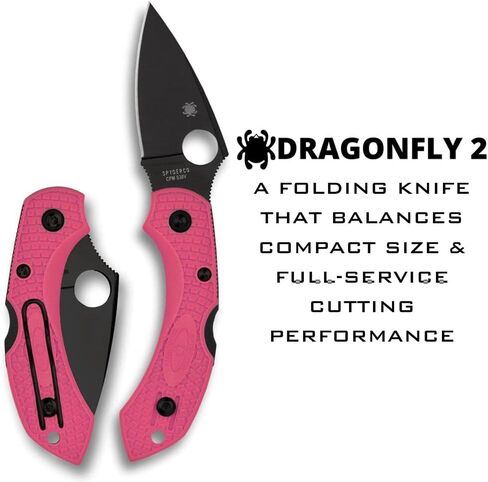 Spyderco Dragonfly 2 Folding Pocket Knife, PlainEdge in Saudi Arabia