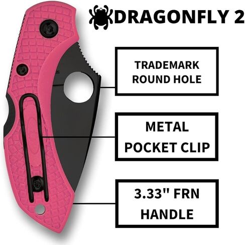 Spyderco Dragonfly 2 Folding Pocket Knife, PlainEdge in Saudi Arabia