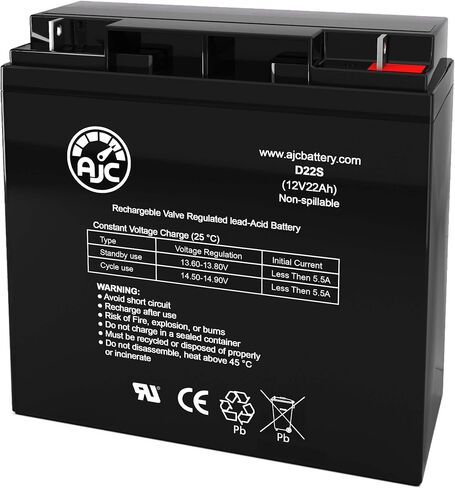 AJC Battery Compatible with Tripp Lite SU1000RTXL2UA SmartOnline 1kVA UPS 12V 22Ah UPS Battery in Saudi Arabia