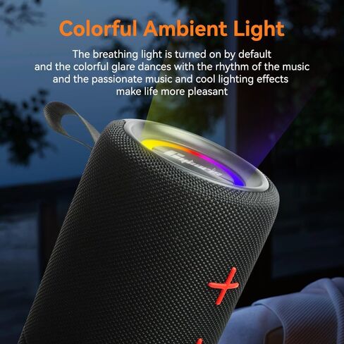 2 in 1 Magnetic Dual Splittable Bluetooth Speaker, 40W Portable Wireless Speakers with Deep Bass, IPX6 Waterproof, Bluetooth 5.3, 24H Playtime, 360° Stereo Sound for Home, Outdoor, Party, Travel in Saudi Arabia