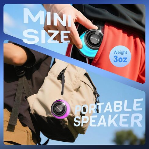 Magnetic Bluetooth Speaker, Mini Speaker, Loudspeaker with Bass Diaphragm in Saudi Arabia