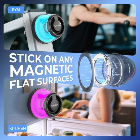 Magnetic Bluetooth Speaker, Mini Speaker, Loudspeaker with Bass Diaphragm in Saudi Arabia