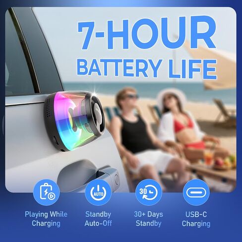 Magnetic Bluetooth Speaker, Mini Speaker, Loudspeaker with Bass Diaphragm in Saudi Arabia