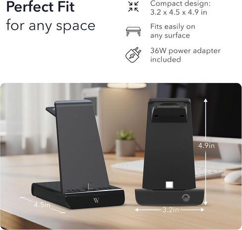 Wasserstein 3-in-1 Charging Station for Pixel, Buds, and Pixel Watch 4 & 5 in Saudi Arabia