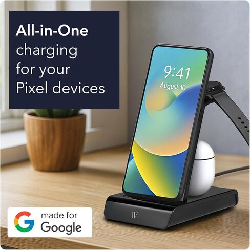 Wasserstein 3-in-1 Charging Station for Pixel, Buds, and Pixel Watch 4 & 5 in Saudi Arabia