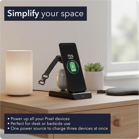 Wasserstein 3-in-1 Charging Station for Pixel, Buds, and Pixel Watch 4 & 5 in Saudi Arabia