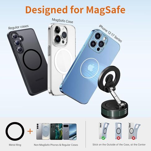 حامل هاتف السيارة المغناطيسي لـ MagSafe، حامل لوحة القيادة في السيارة in Kuwait