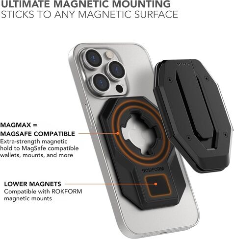 Rokform Universal Adapter, Magnetic + RokLock (Black) in Saudi Arabia