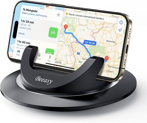 Beeasy Car Phone Holder Mount, 360° Rotation Dashboard Phone Holder, Silicone Non-Slip Cell Phone Car Mount, Universal for iPhone 17/16 Pro Max, Samsung, Google Pixel, All Smartphones & GPS in Kuwait