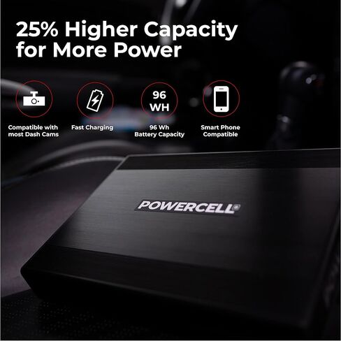 BlackboxMyCar PowerCell 8 Dash Cam Battery Pack (with Spliced Hardwiring Kit for Thinkware Dash Cams) in Saudi Arabia