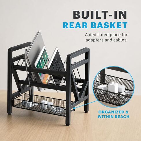 Chromebook Laptop Charging Station Storage Rack Organizer in Saudi Arabia