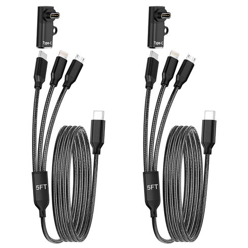 4 in 2 Multi Charging Cable for Garmin Watch Charger, 2Pack 5FT in Saudi Arabia