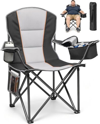 HOPERAN Oversized Camping Chair 500LBS Heavy Duty Folding Lawn Chair in Saudi Arabia