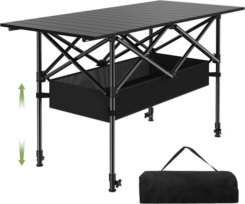 TrippleChain 4FT Folding Roll up Camping Table in Saudi Arabia