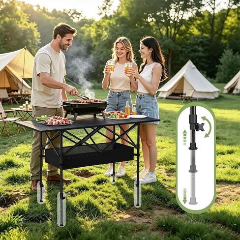 TrippleChain 4FT Folding Roll up Camping Table in Saudi Arabia
