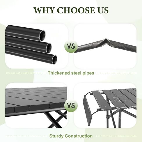 TrippleChain 4FT Folding Roll up Camping Table in Saudi Arabia