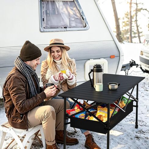 TrippleChain 4FT Folding Roll up Camping Table in Saudi Arabia