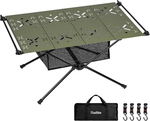 Camping Table,Outdoor Folding Table,Lightweight Portable Camping Side Table with Hollow Pattern,Ultralight Aluminum Beach Table with Carry Bag for Outdoor Cooking,Picnic,Camp,Boat,Travel in Saudi Arabia
