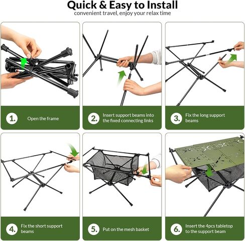 Camping Table,Outdoor Folding Table,Lightweight Portable Camping Side Table with Hollow Pattern,Ultralight Aluminum Beach Table with Carry Bag for Outdoor Cooking,Picnic,Camp,Boat,Travel in Saudi Arabia