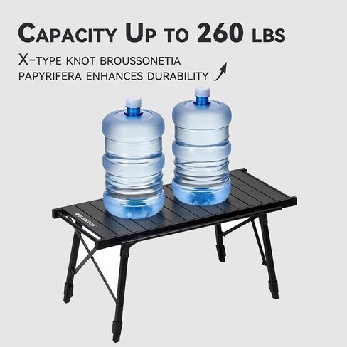 BLACKDOG Folding Camping Table, Portable IGT Table with Adjustable Height in Saudi Arabia