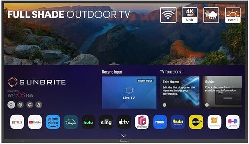 SunBriteTV 55" Veranda 4 Series - Smart Outdoor TV - Full Shade - 4K UHD HDR | SB-V4-55-BL in Kuwait
