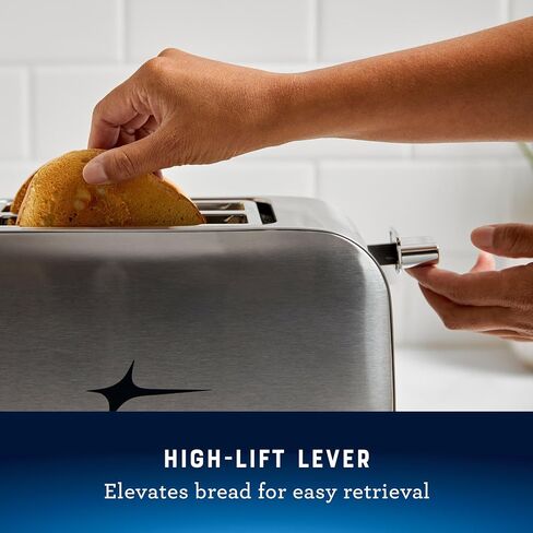 Oster 2-Slice Toaster, Extra Wide Slots, 7 Shade Settings, Stainless Steel in Saudi Arabia
