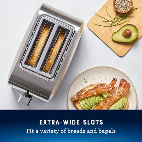 Oster 2-Slice Toaster, Extra Wide Slots, 7 Shade Settings, Stainless Steel in Saudi Arabia