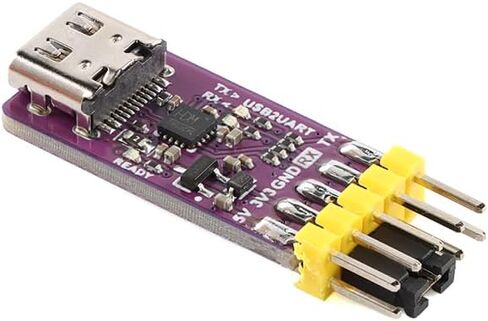 2Pcs USB to Serial Port Adapter Module Board 5V/3.3V TTL CH343P Debugging Burning Downloader Serial Port Adapter USB Type-C Board in Saudi Arabia