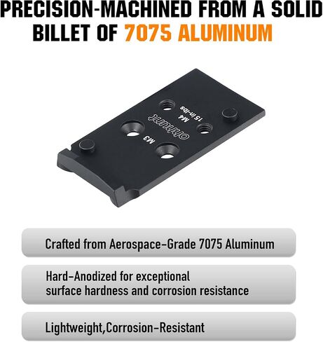 ohhunt Optic Adapter Plate for Walther PDP 2.0 Compatible with DPP Footprint in Saudi Arabia