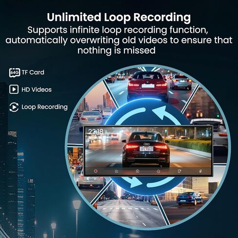 Largest 11.5 inch Wireless CarPlay Screen for Car, A-pple CarPlay & Android Auto HD Touchscreen with 4K Dash Cam/1080P Backup Camera/Navigation/Bluetooth/Voice Control/FM/Mirror Link,for All Vehicles in Saudi Arabia