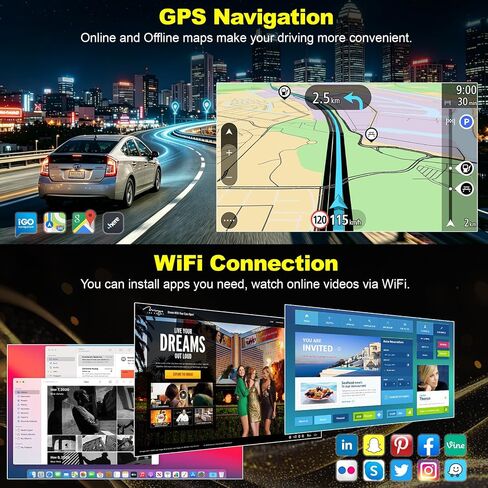 8Core Car Radio for Toyota Prius 2003-2009 4G+128G Android Stereo Upgrade in Saudi Arabia