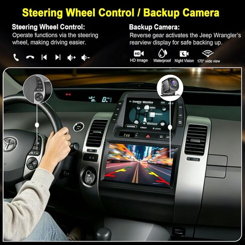 8Core Car Radio for Toyota Prius 2003-2009 4G+128G Android Stereo Upgrade in Saudi Arabia