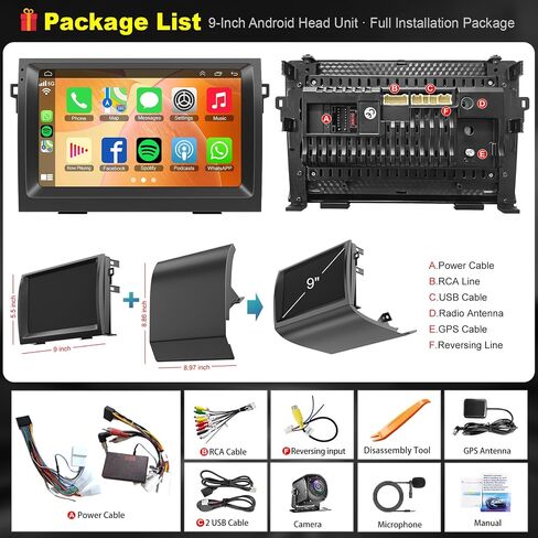 8Core Car Radio for Toyota Prius 2003-2009 4G+128G Android Stereo Upgrade in Saudi Arabia